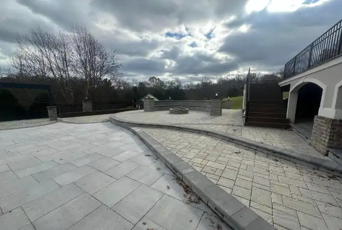 Hardscaping project in Johnson City, TN — paver patios, walkways & retaining walls (4)