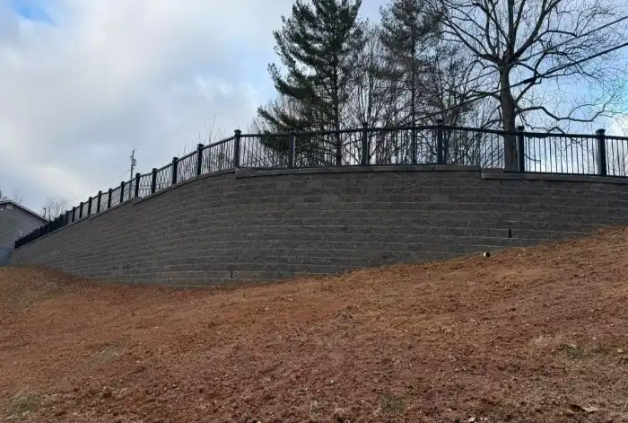Hardscaping project in Johnson City, TN — paver patios, walkways & retaining walls (7)