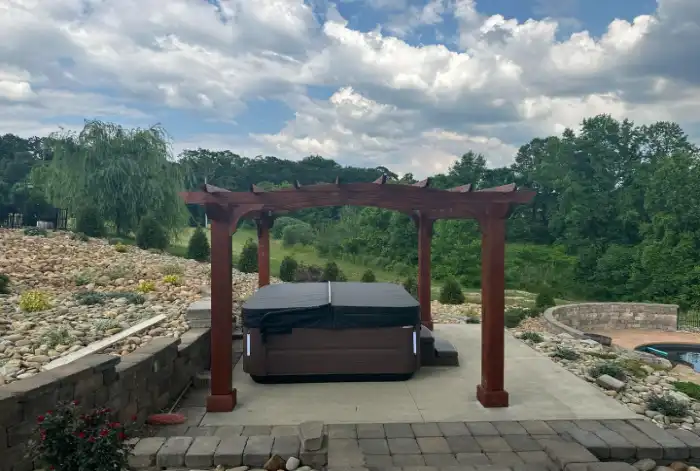 Hardscaping project in Johnson City, TN — paver patios, walkways & retaining walls (2)