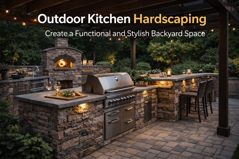 Outdoor Kitchen Hardscaping: Create a Functional and Stylish Backyard Space