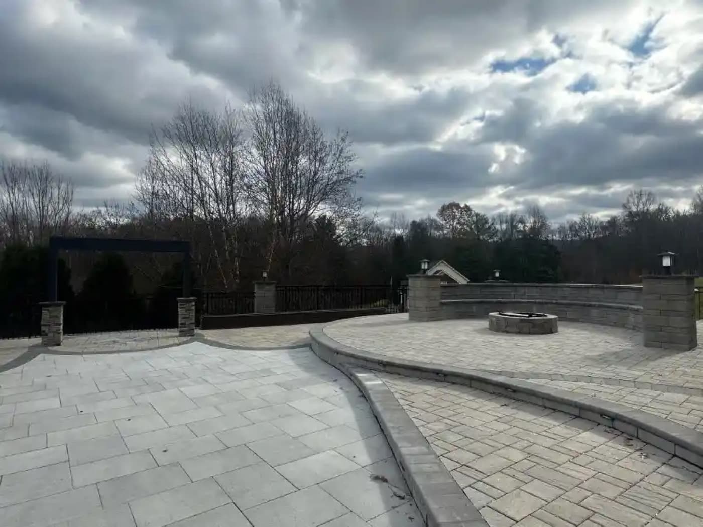 Custom hardscape design project in Johnson City, TN