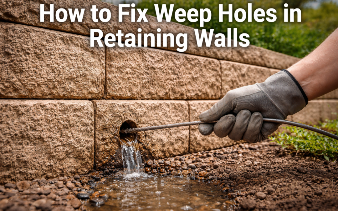 How to Fix Weep Holes in Retaining Walls: A Simple Guide for Homeowners