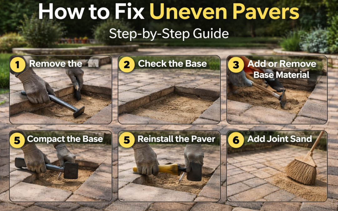 How to Fix Uneven Pavers: A Simple Guide to Restore Your Outdoor Surface